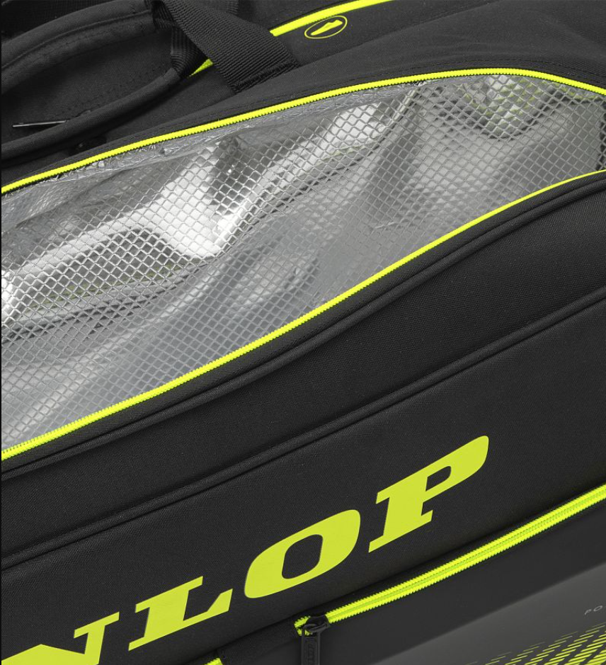 SX PERFORMANCE 12 RACKET THERMO (NEGRO/AMARILLO) - Imagen 4